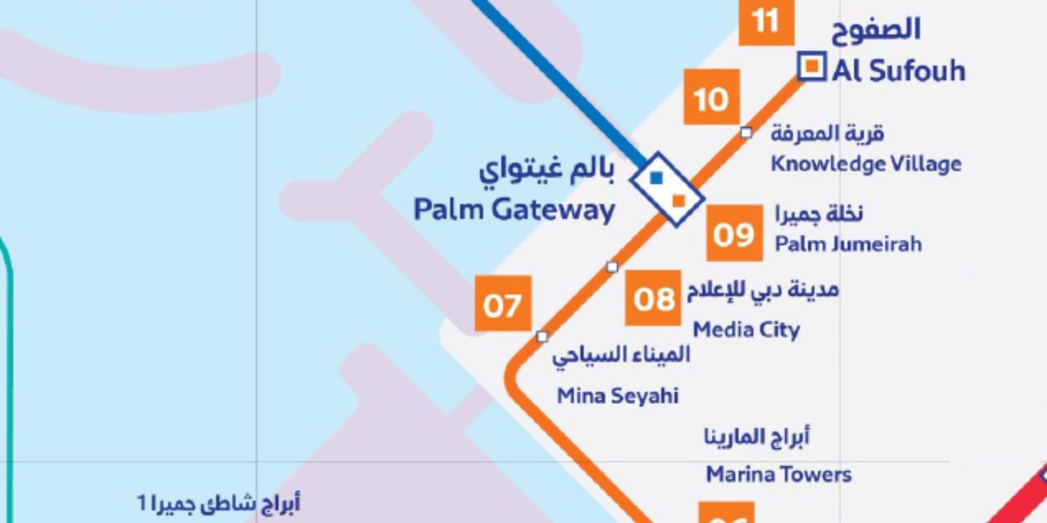 Dubai Tram Map 🚊 Routes And Timings 2023 Easy Guide