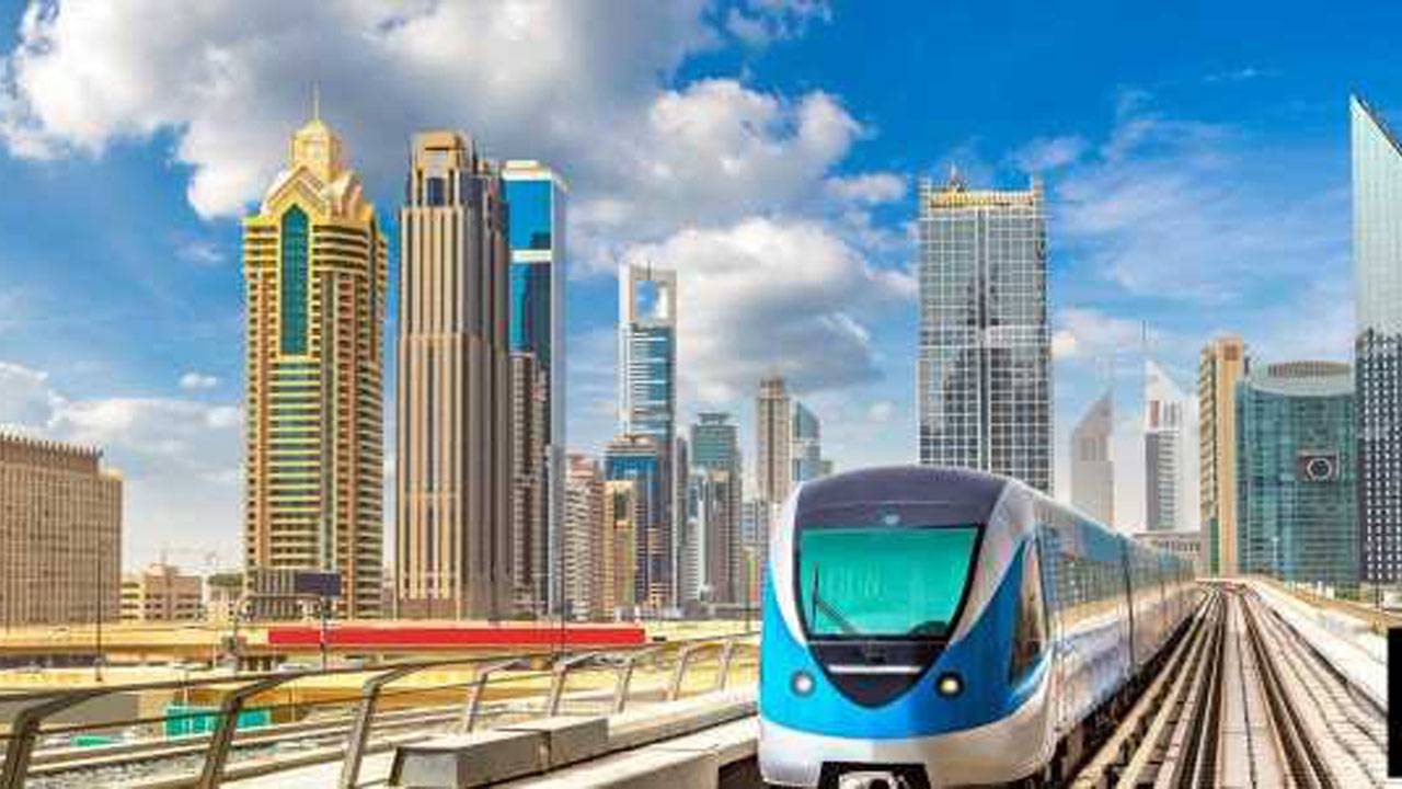 Dubai Metro map new