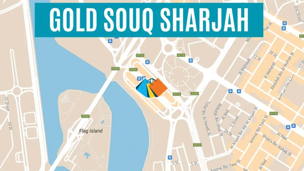 Gold Souq Sharjah Location