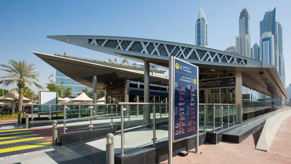 dubai tram stations