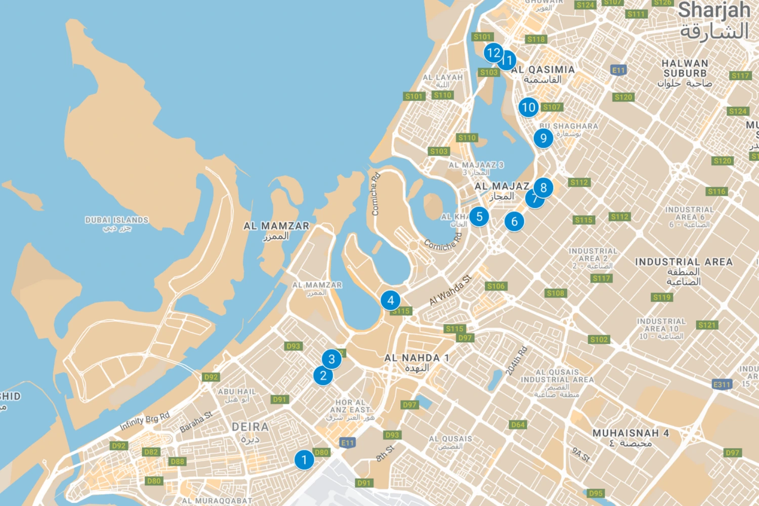 E307A Bus Route & Timings 🚍 Abu Hail - Sharjah [2023]