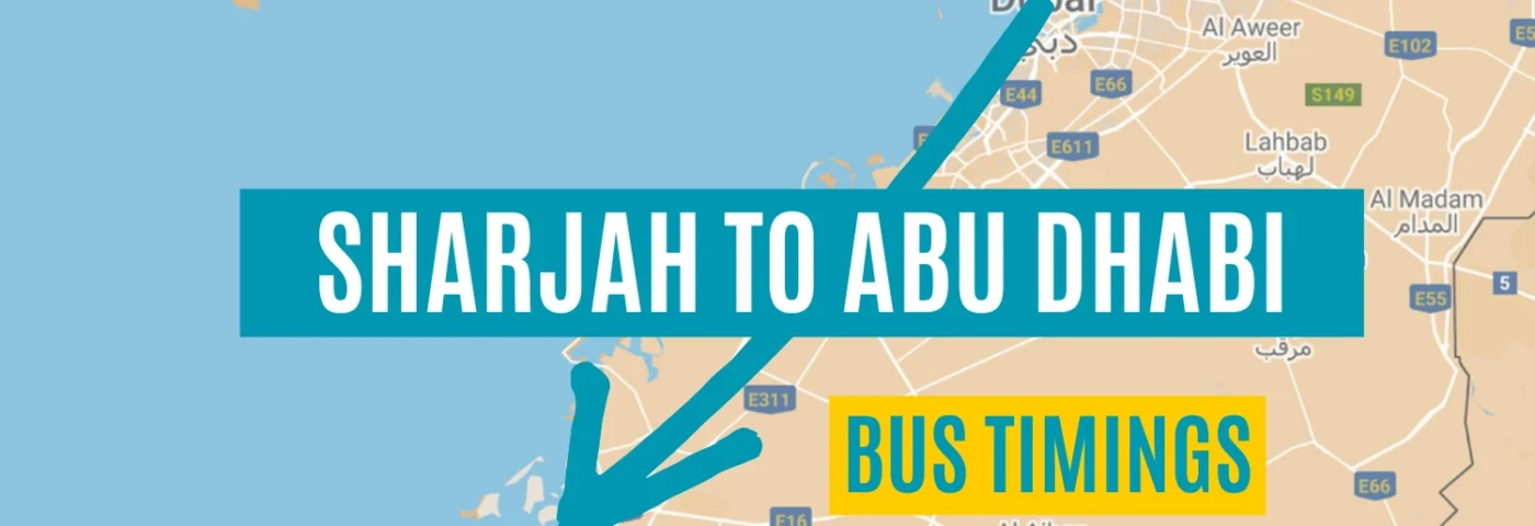 Sharjah To Abu Dhabi Bus Timings