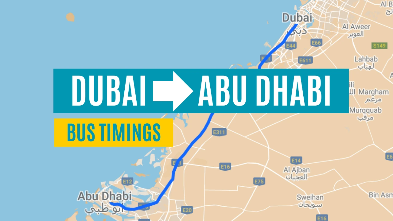 Dubai To Abu Dhabi Bus