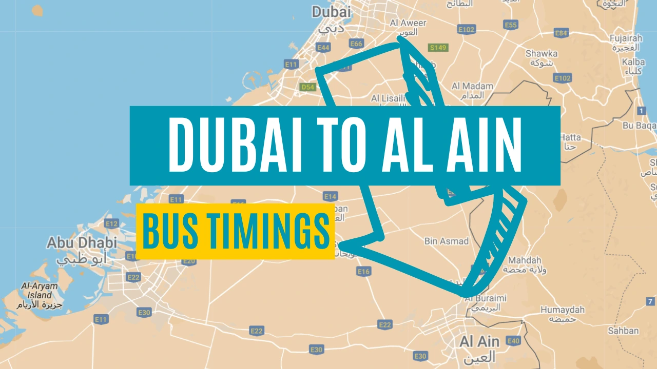 Dubai To Al Ain Bus