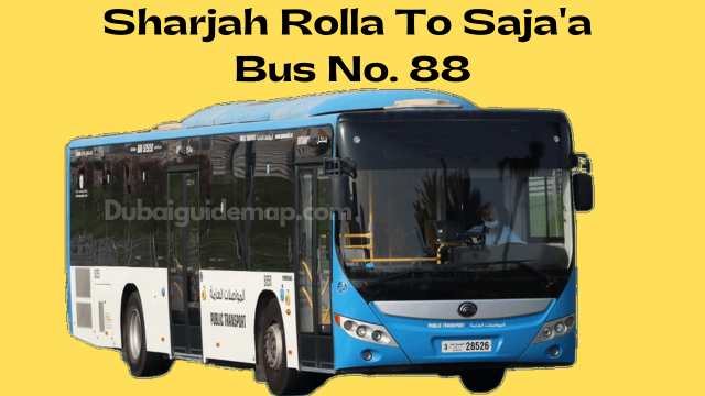 88 bus route sharjah rolla to sajaa