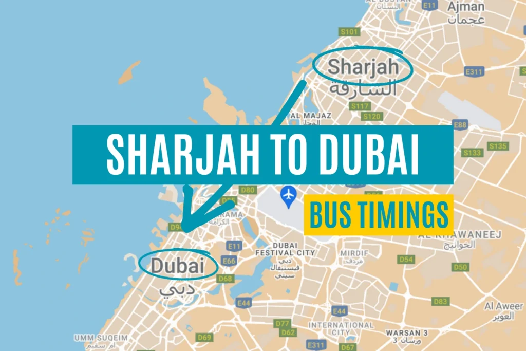 Sharjah To Dubai Bus Timings