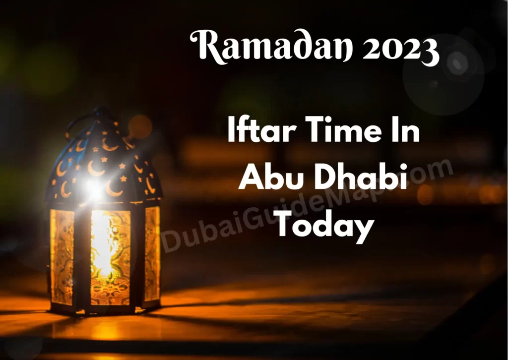 iftar time in abu dhabi today