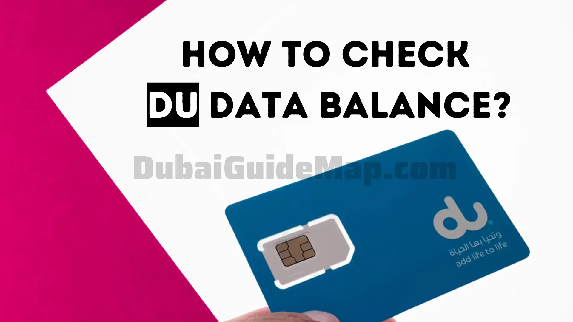 Du Data Balance Check