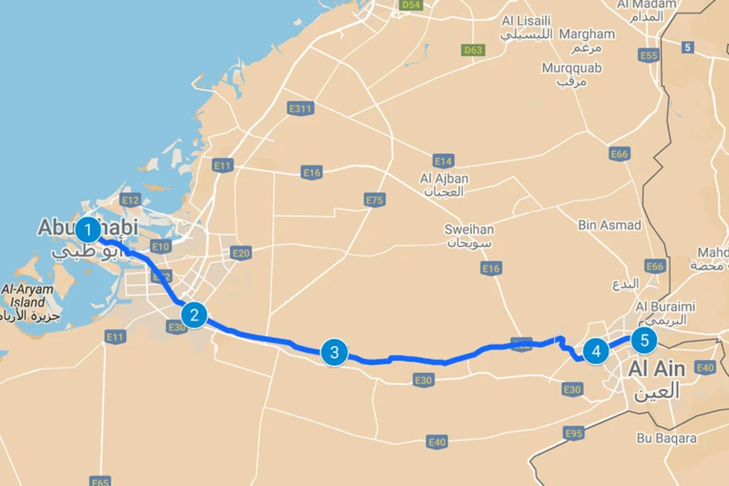 Abu Dhabi To Al Ain