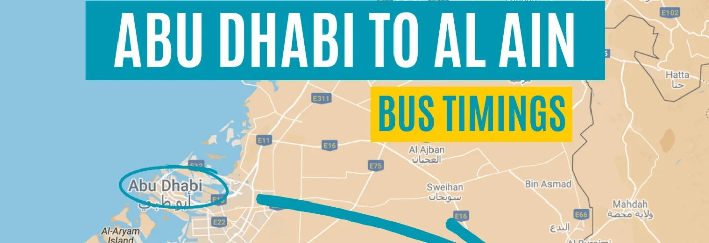 Abu Dhabi To Al Ain Bus