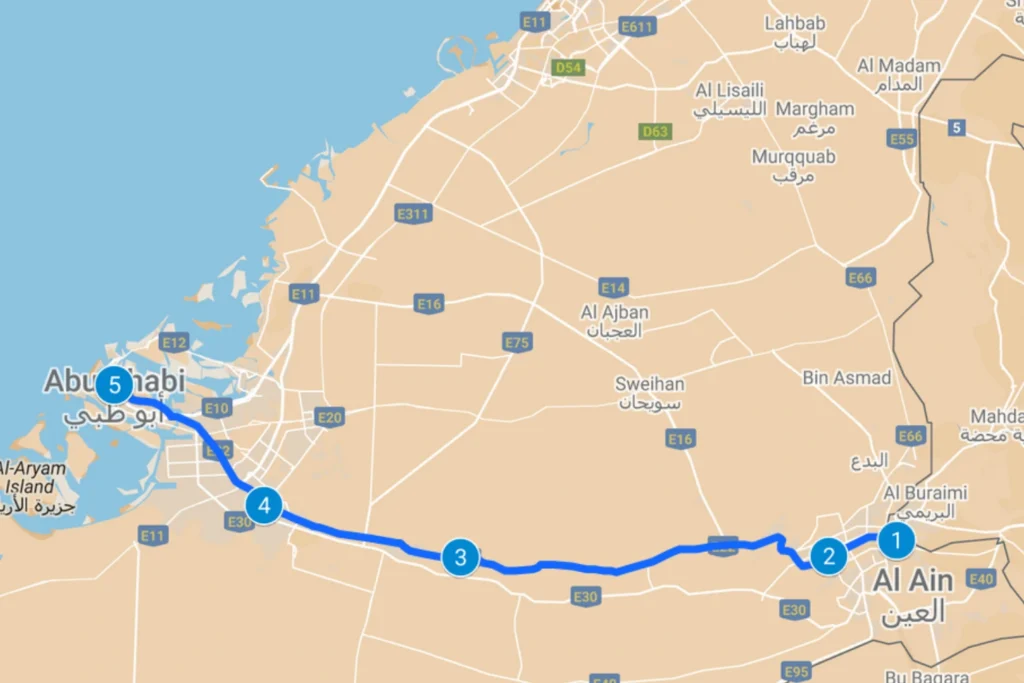 Al Ain To Abu Dhabi Bus