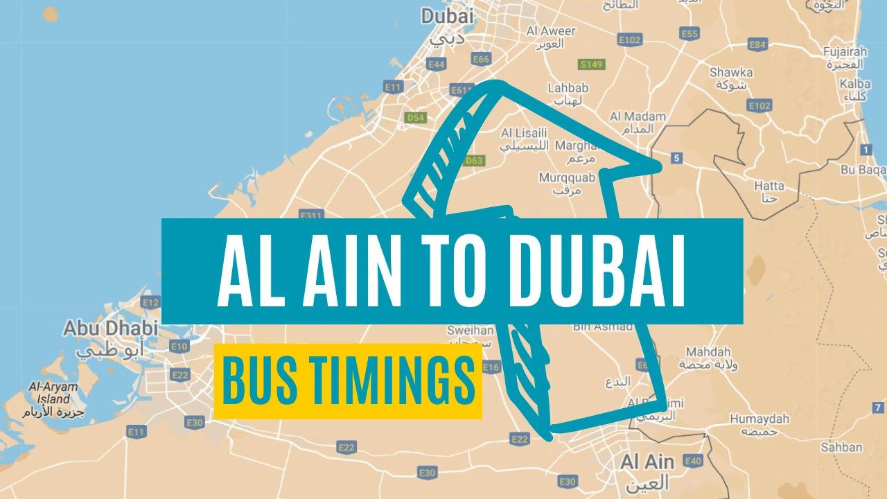 Al Ain To Dubai Bus