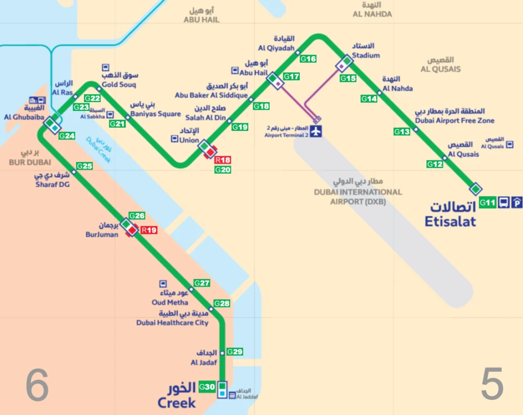 Dubai Metro Green Line