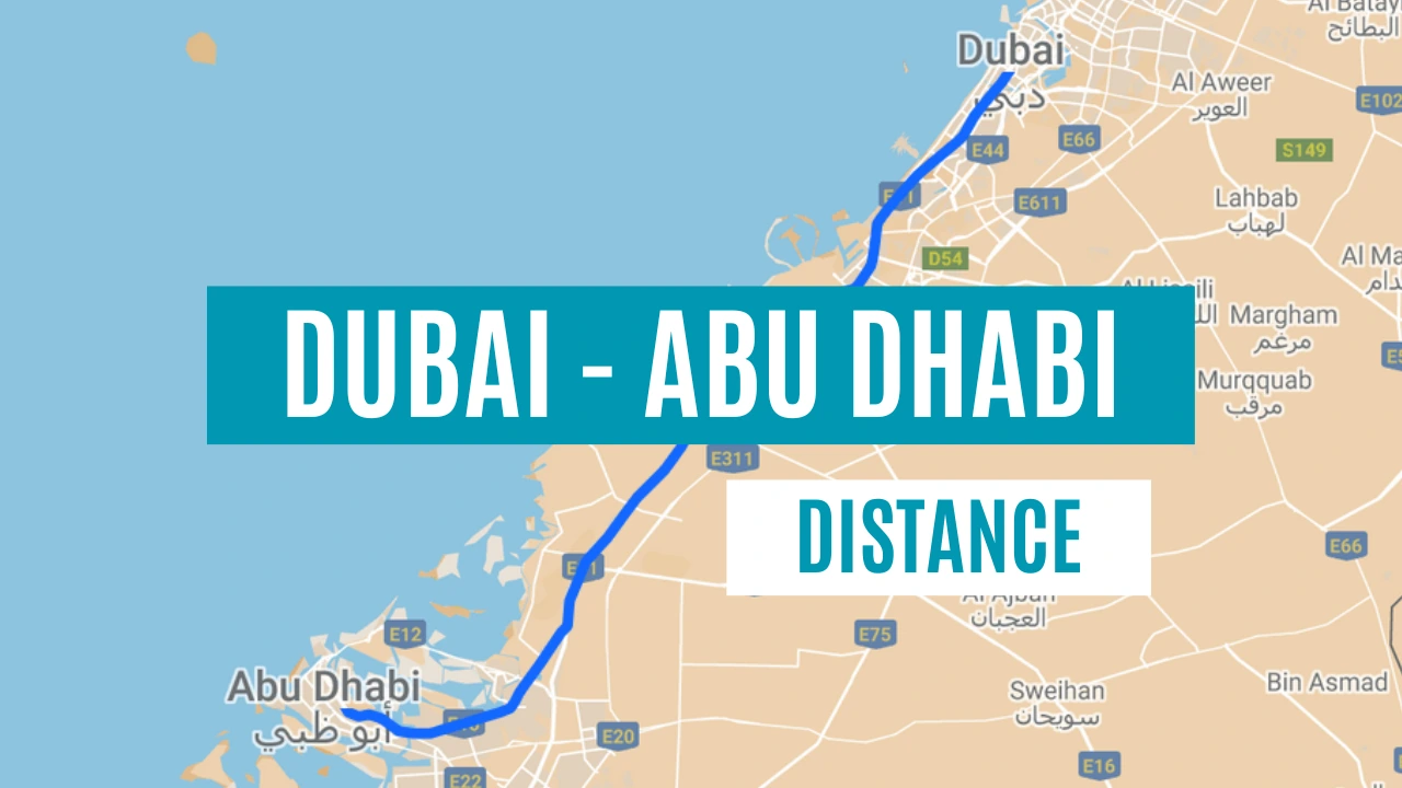 Dubai To Abu Dhabi Distance